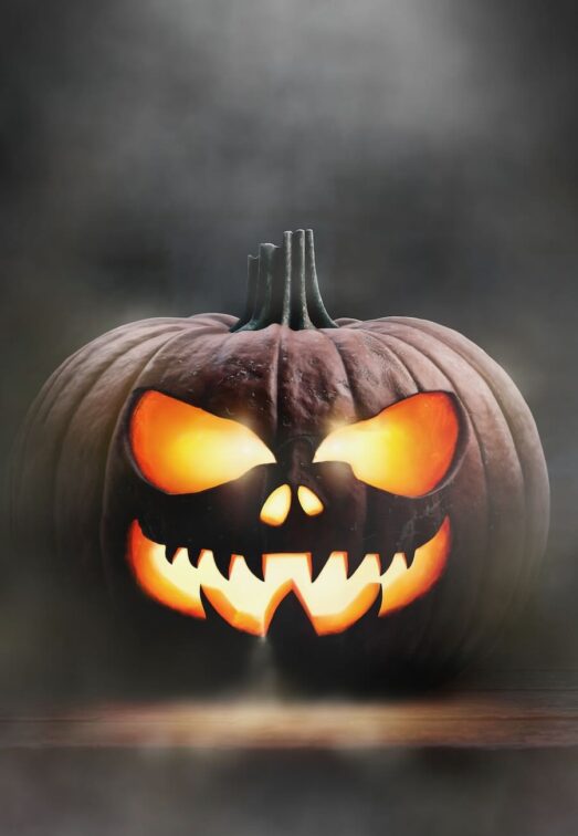 Glowing Halloween Pumpkin