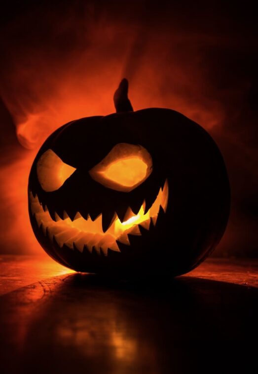 Glowing Halloween Jack 'o Lantern